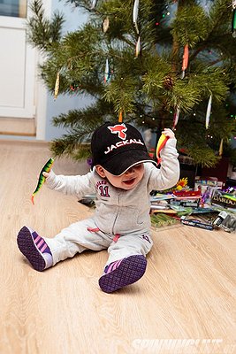 Изображение 1 : Новогодняя елка спиннингиста!